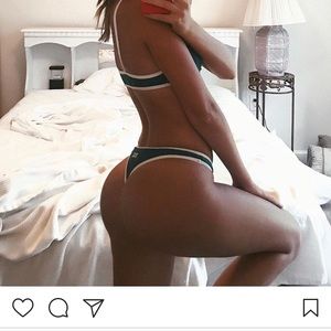 Pirate black classic Boutine LA thong bottoms